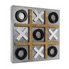 Magnetic Tic Tac Toe Wall Game Board - Black & White (15" x 15")